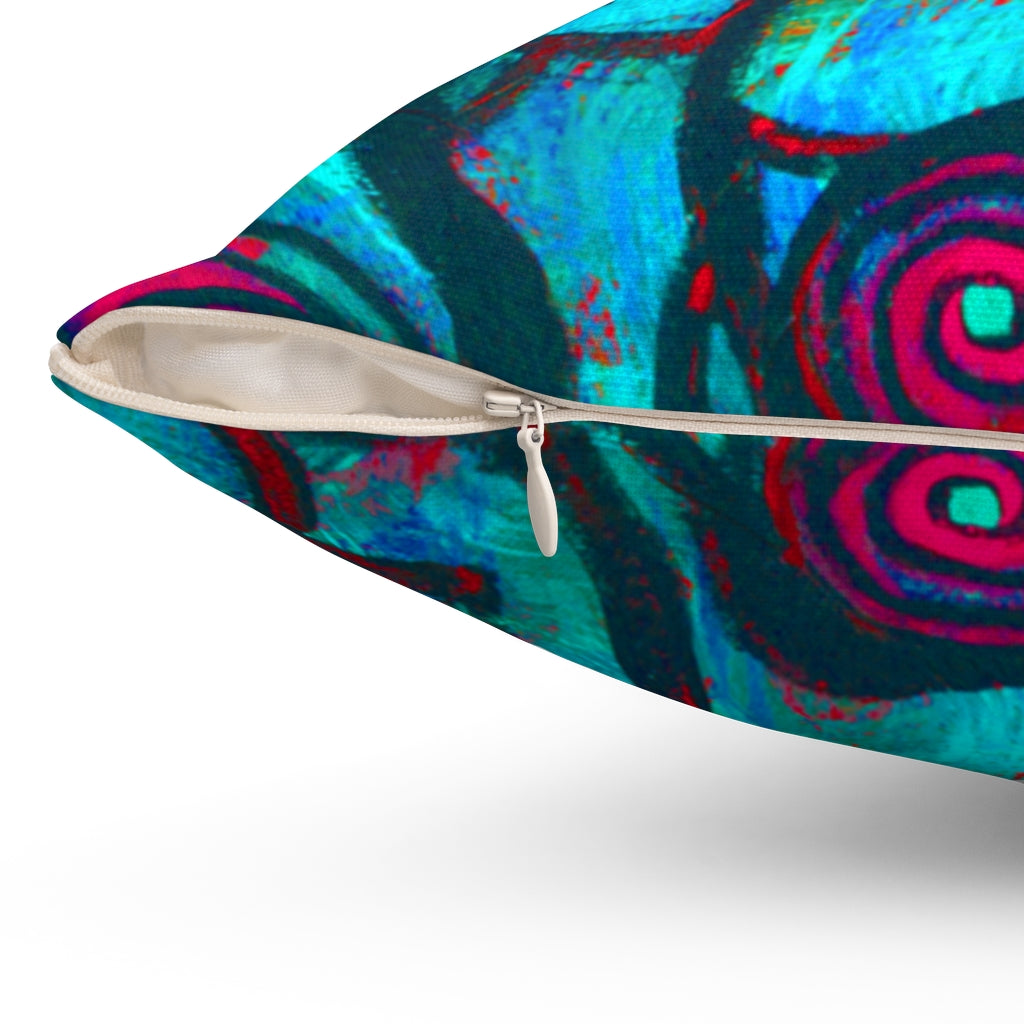 Stained Glass Frogs Cool Pillow - Fridge Art Boutique