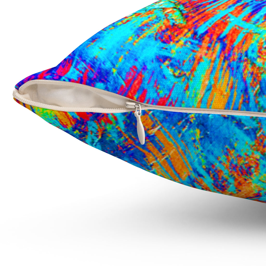 Meraki Rainbow Heart Square Pillow - Fridge Art Boutique