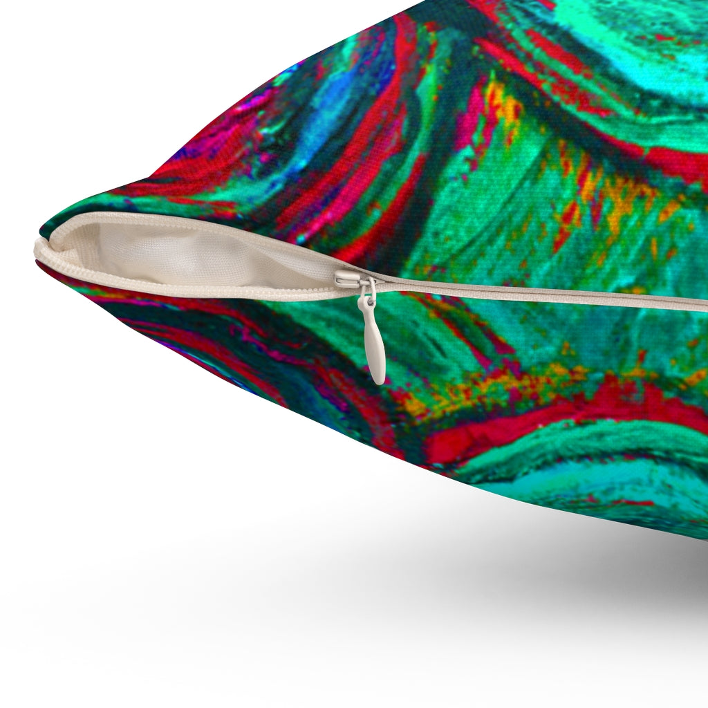 Hypnotic Frogs Cool Square Pillow - Fridge Art Boutique