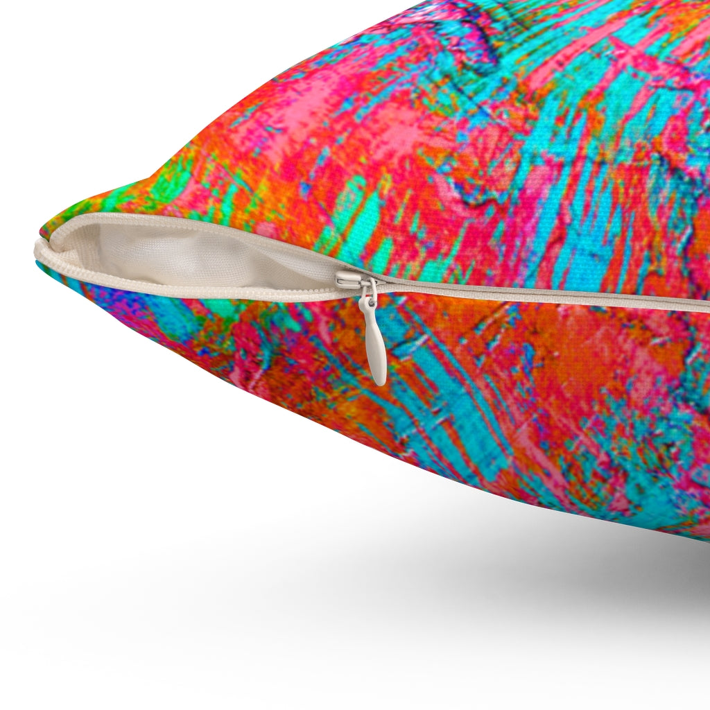 Meraki Bright Heart Square Pillow - Fridge Art Boutique