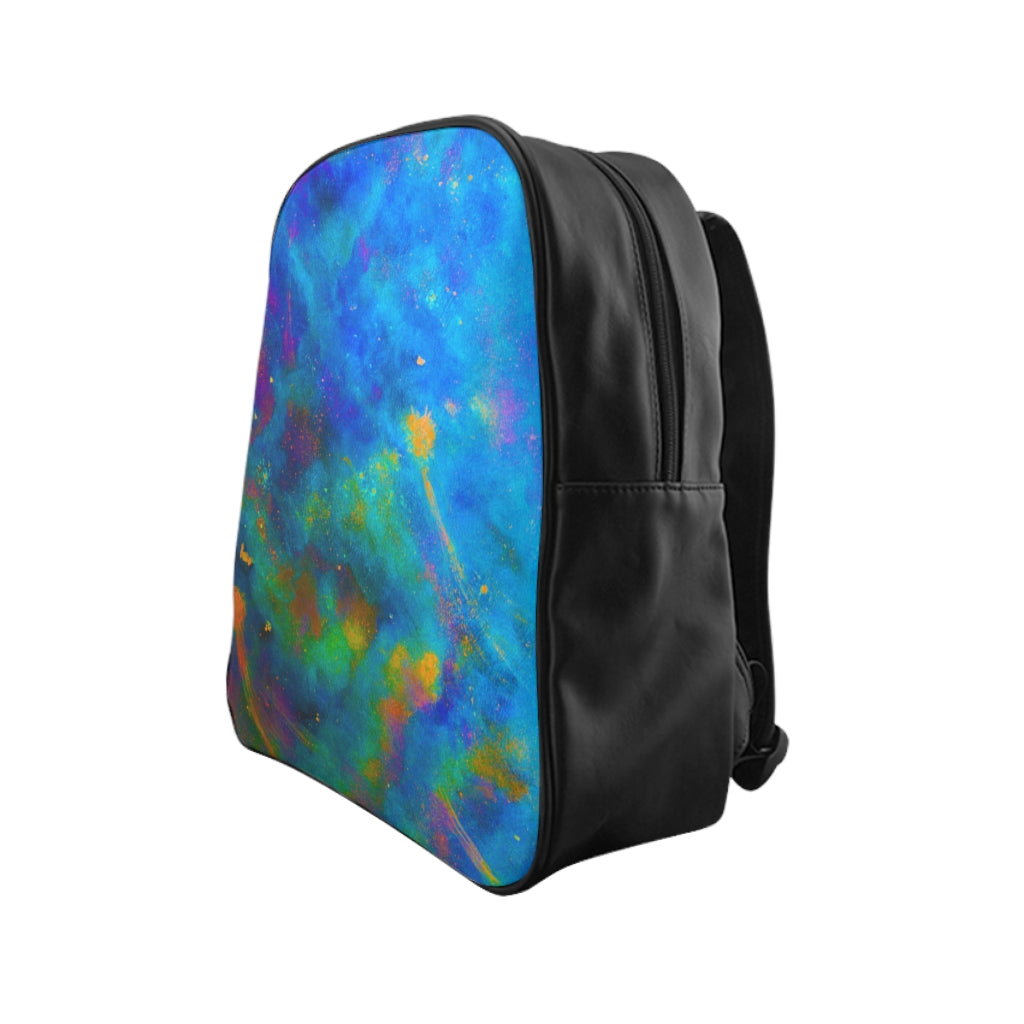 Two Wishes Green Nebula School Backpack - Fridge Art Boutique