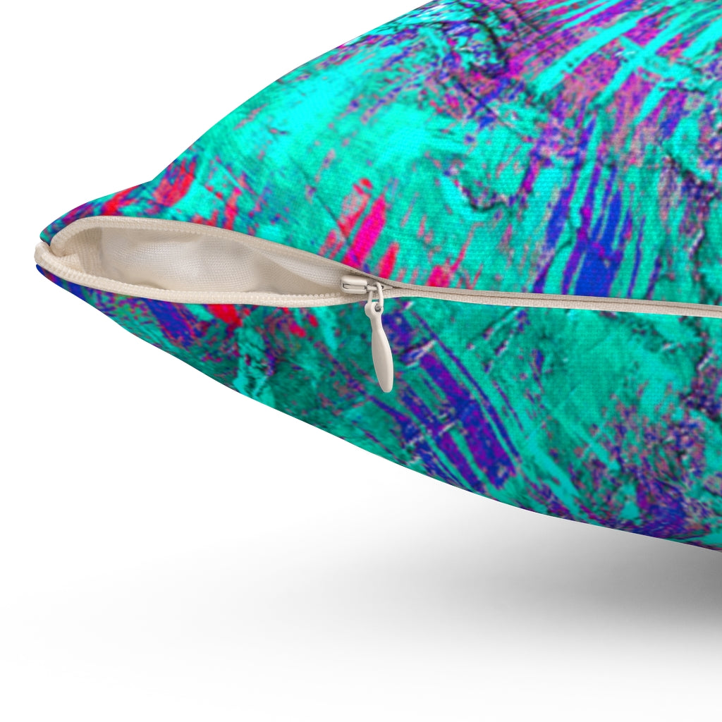 Meraki Ocean Heart Square Pillow - Fridge Art Boutique