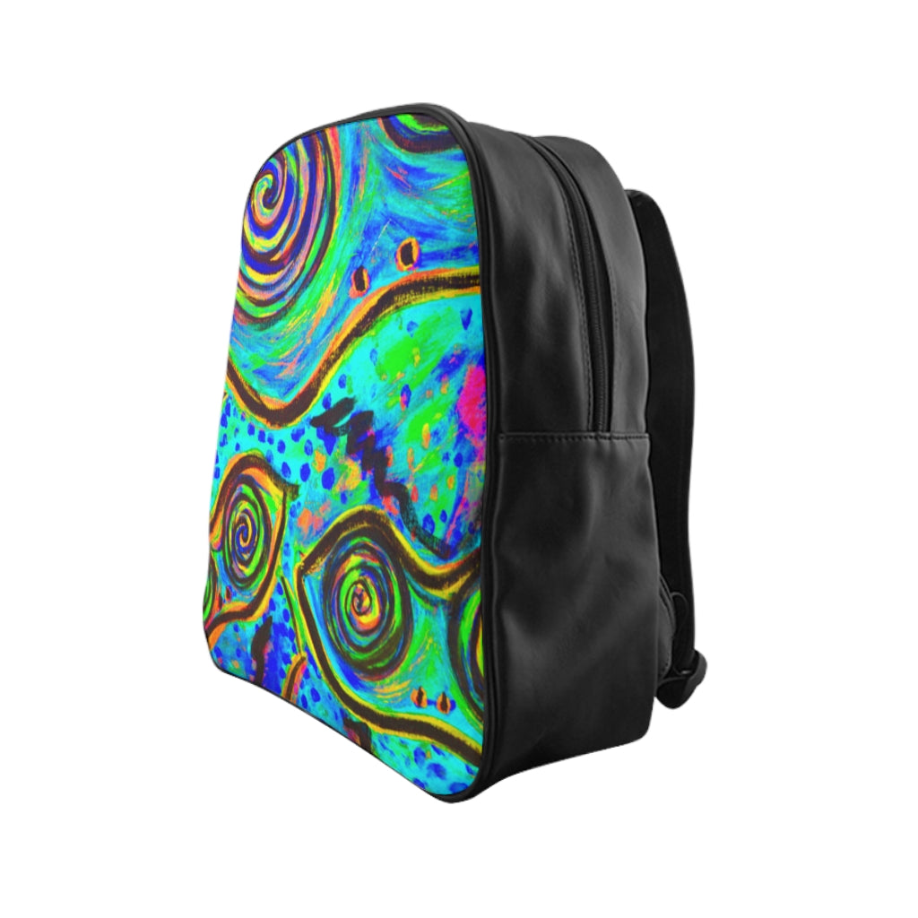 Big Happy Frogs Cool School Backpack - Fridge Art Boutique