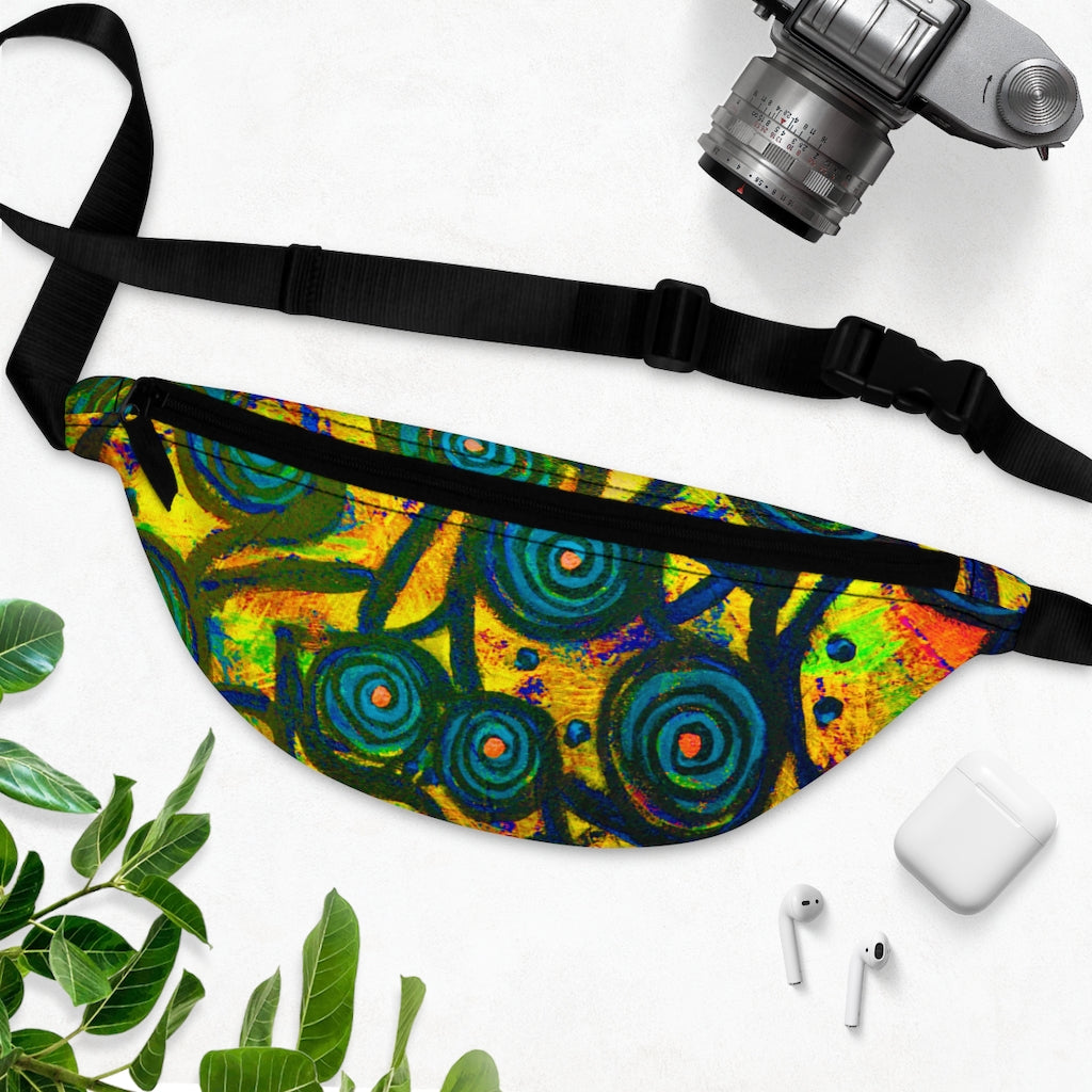 Stained Glass Frogs Sun Fanny Pack - Fridge Art Boutique