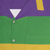 Mardi Gras Stripes Tradish Men's Hawaiian Shirt