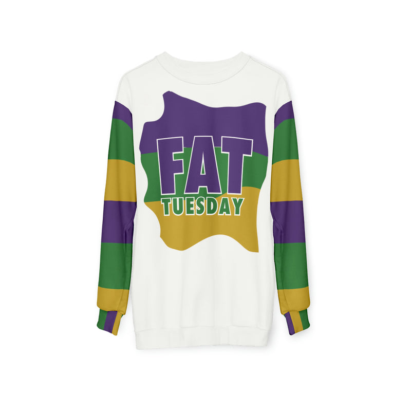 Fat Tuesday Stripes Tradish Unisex Sweatshirt