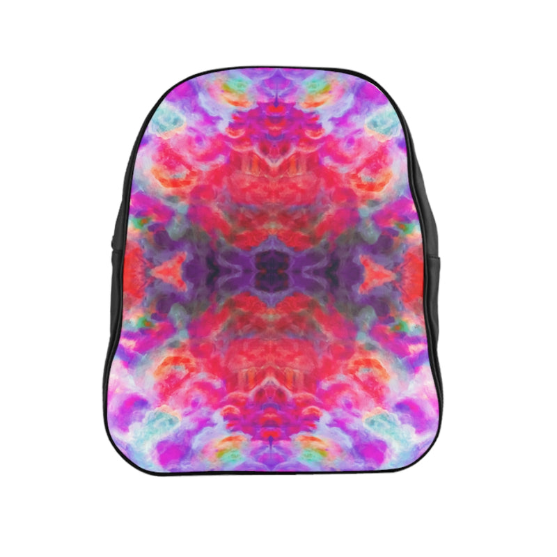 Pareidolia Cloud City Magenta School Backpack