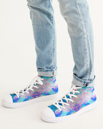 Pareidolia Cloud City Razzle Men's Hightop Canvas Shoe