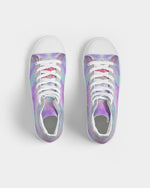 Pareidolia XOX Lilac Women's Hightop Canvas Shoe