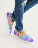 Pareidolia XOX Neon Men's Slip-On Canvas Shoe