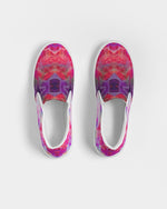 Pareidolia Cloud City Magenta Women's Slip-On Canvas Shoe
