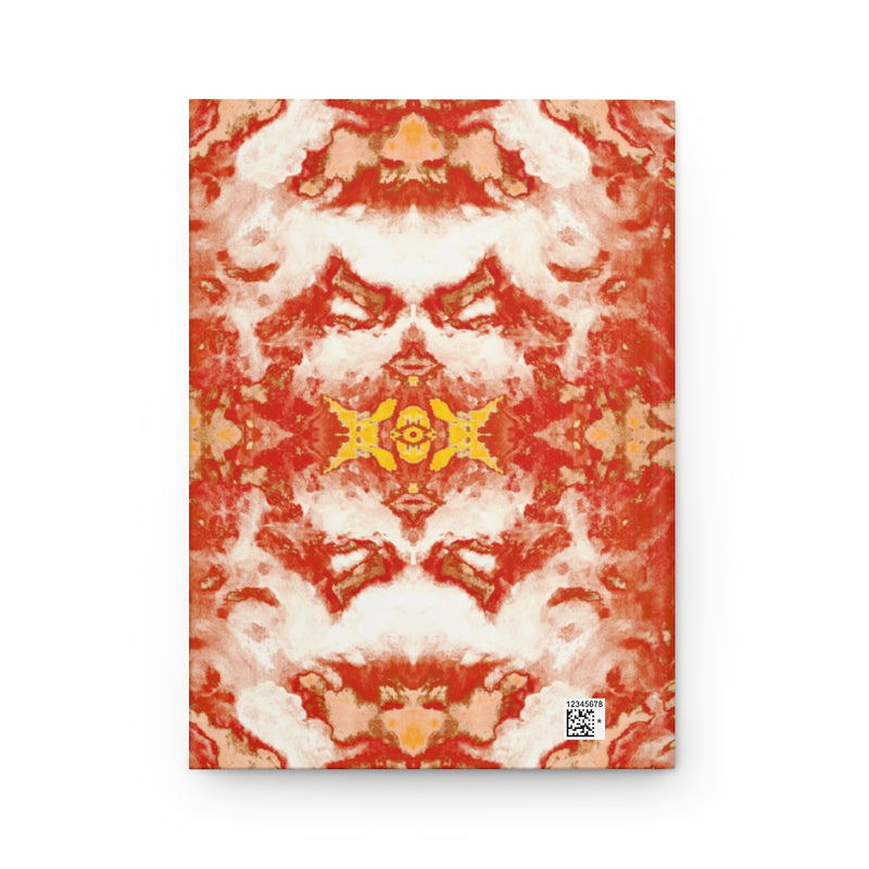 Pareidolia XOX Western Orange Hardcover Journal Matte