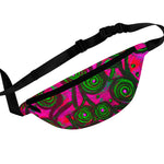 Stained Glass Frogs Pink  Fanny Pack