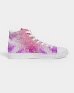 Pareidolia Cloud City Cotton Candy Women's Hightop Canvas Shoe