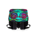 Hypnotic Frogs Cool Casual Shoulder Backpack - Fridge Art Boutique