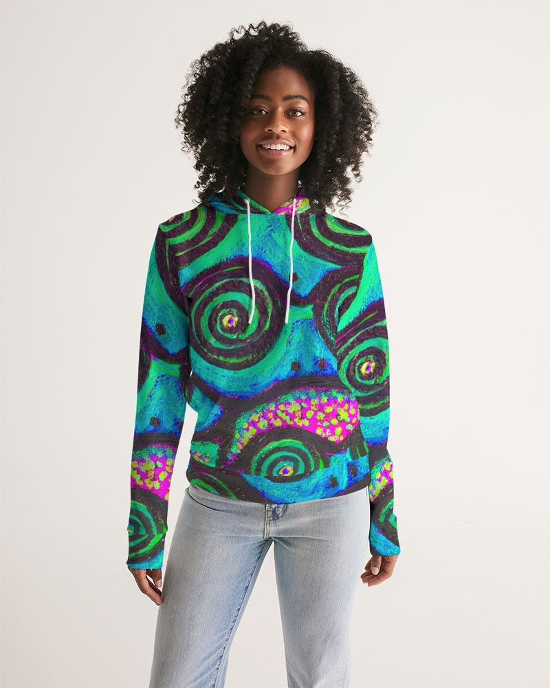 Confetti Frogs Cool Women's Hoodie