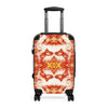 Pareidolia XOX Western Orange Cabin Suitcase