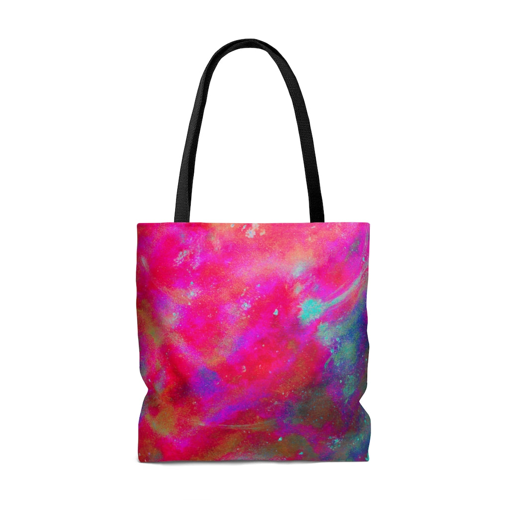 Two Wishes Pink Starburst Tote Bag