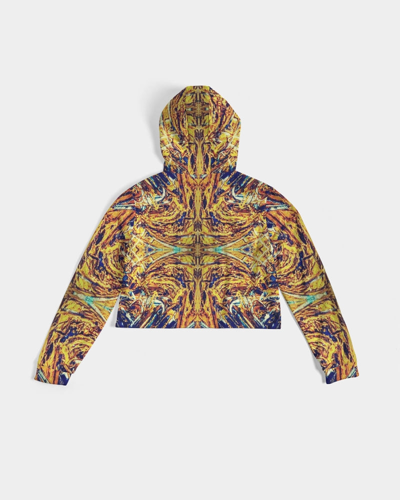 Baroque Women's Cropped Hoodie