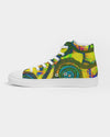 Stained Glass Frogs Sun Women's Hightop Canvas Shoe