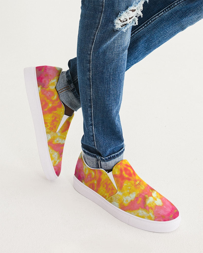 Pareidolia XOX Starburst Men's Slip-On Canvas Shoe