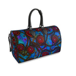 Stained Glass Frogs Luxury Duffle Bag