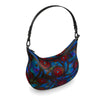 Stained Glass Frogs Luxury Curve Hobo Bag