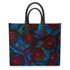 Stained Glass Frogs Luxury Leather Shopper Bag