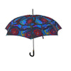 Stained Glass Frogs Luxury Umbrella