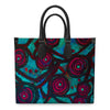 Stained Glass Frogs Cool Luxury Leather Shopper Bag