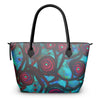 Stained Glass Frogs Cool Luxury Zip Top Handbags