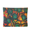Stained Glass Frogs Sunset Luxury Leather Clutch Bag
