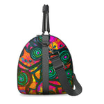 Stained Glass Frogs Rum Punch Luxury Duffle Bag