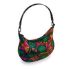 Stained Glass Frogs Rum Punch Luxury Curve Hobo Bag