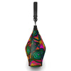 Stained Glass Frogs Rum Punch Luxury Curve Hobo Bag