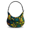 Stained Glass Frogs Sun Luxury Curve Hobo Bag
