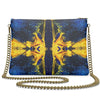 Golden Klecks Luxury Crossbody Bag With Chain