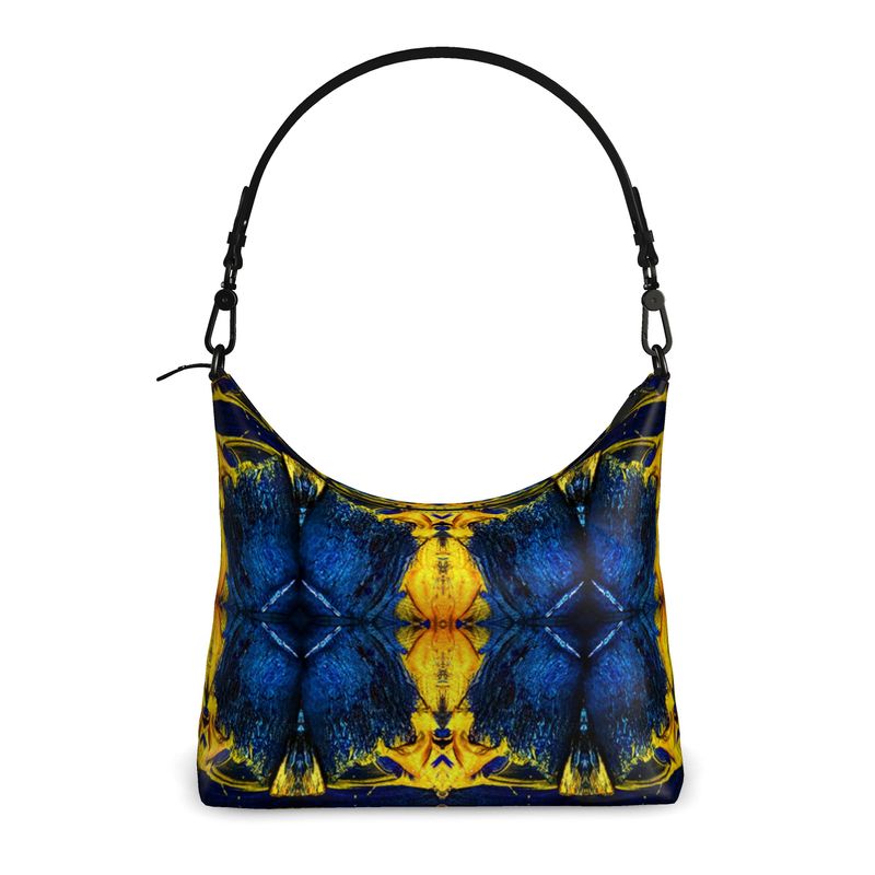 Golden Klecks Style Luxury Square Hobo Bag