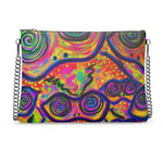 Happy Frogs Neon Luxury Crossbody Bag With Chain