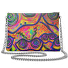 Happy Frogs Neon Luxury Crossbody Bag With Chain