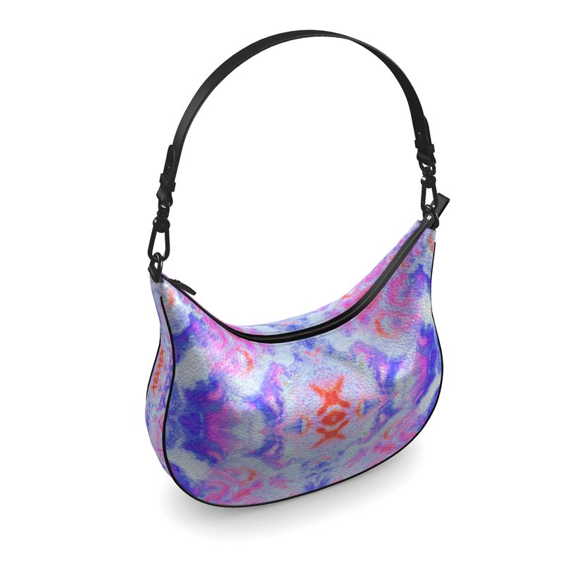 Pareidolia XOX Lavender Luxury Curve Hobo Bag