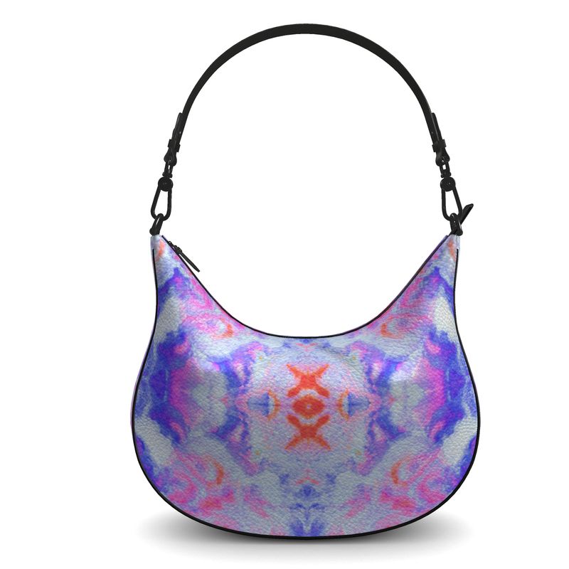 Pareidolia XOX Lavender Luxury Curve Hobo Bag