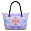 Pareidolia XOX Lavender Luxury Zip Top Handbags