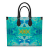 Pareidolia XOX Electric Luxury Leather Shopper Bag