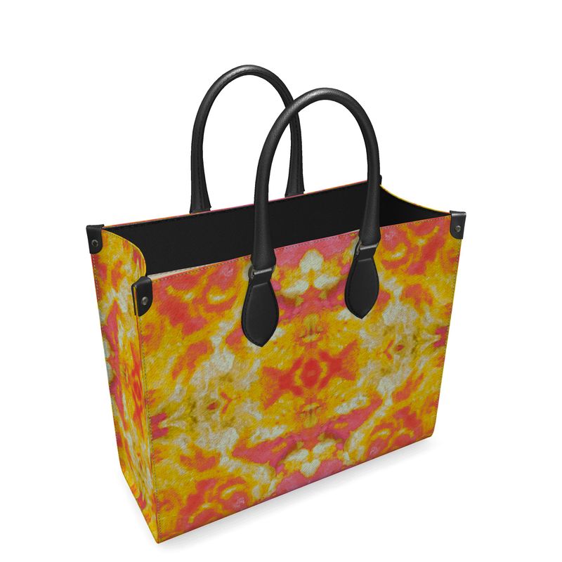 Pareidolia XOX Starburst Luxury Leather Shopper Bag