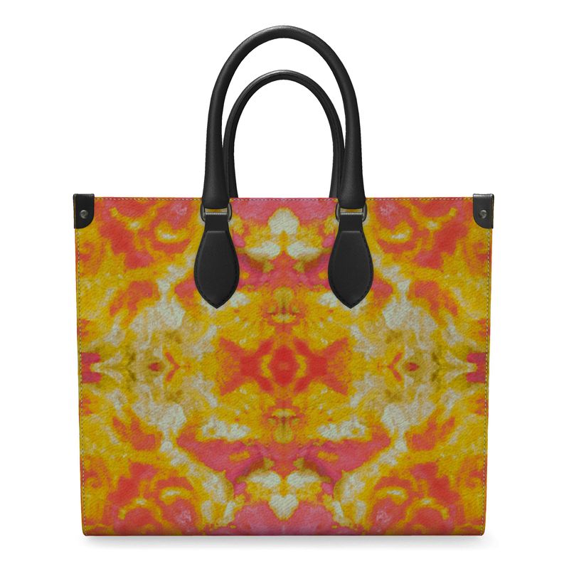 Pareidolia XOX Starburst Luxury Leather Shopper Bag