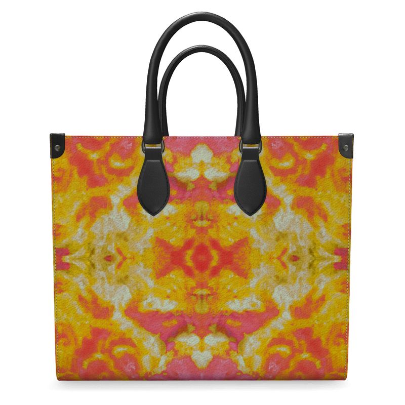 Pareidolia XOX Starburst Luxury Leather Shopper Bag