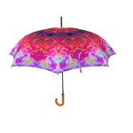 Pareidolia Cloud City Magenta Luxury Umbrella