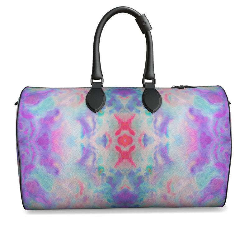 Pareidolia XOX Lilac Luxury Duffle Bag