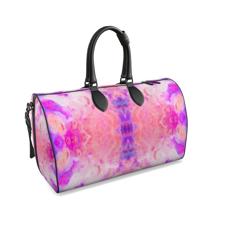 Pareidolia Cloud City Cotton Candy Luxury Duffle Bag